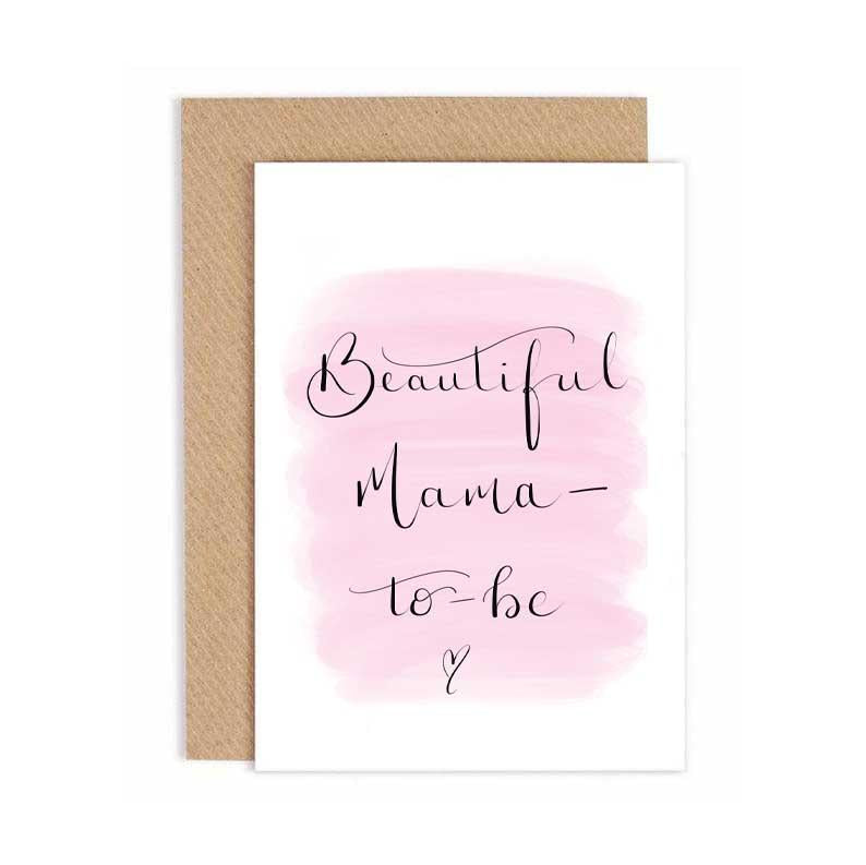 Greeting Card - Beautiful Mama-to-be