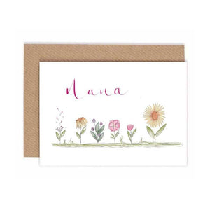 Greeting Card - Nana's Flowers