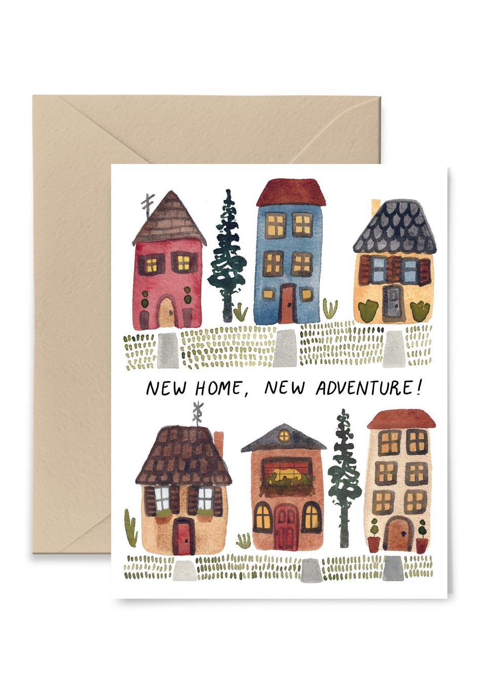 New Home New Adventure Greeting Card