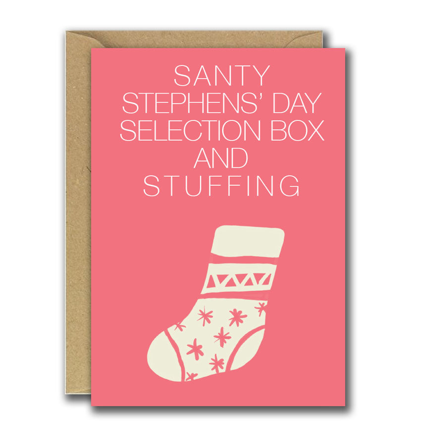 Santy, Stephen's Day & Stuffing - Christmas (Greeting Card)