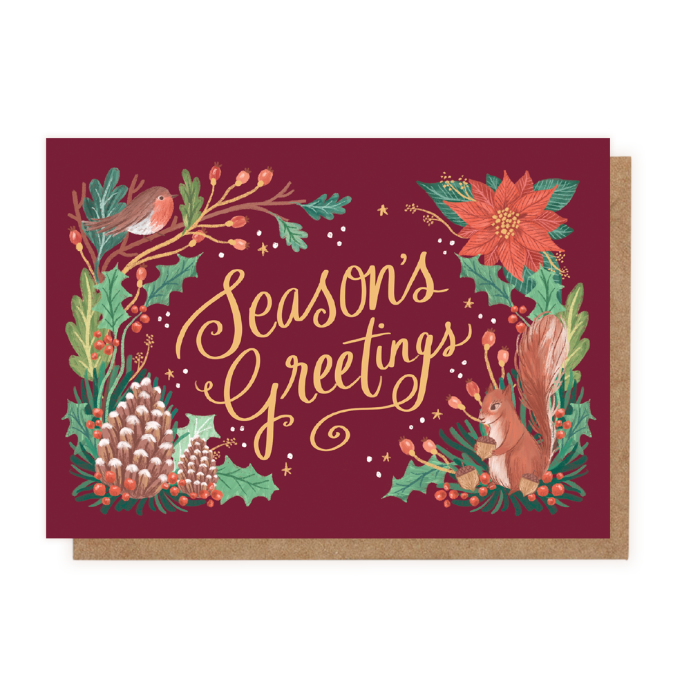 Seasons Greetings - (Greeting Card)