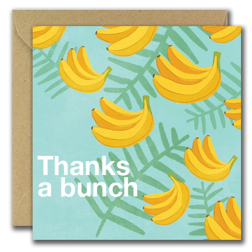 Thanks A Bunch (Greeting Card)