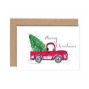 Nollaig Shona Christmas Truck- Christmas Card