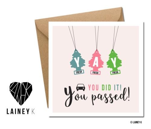 Yay You Passed! (Greeting Card) - MIMI+MARTHA
