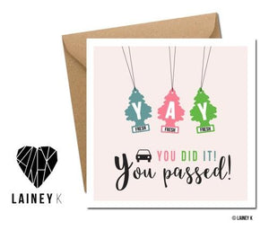 Yay You Passed! (Greeting Card) - MIMI+MARTHA